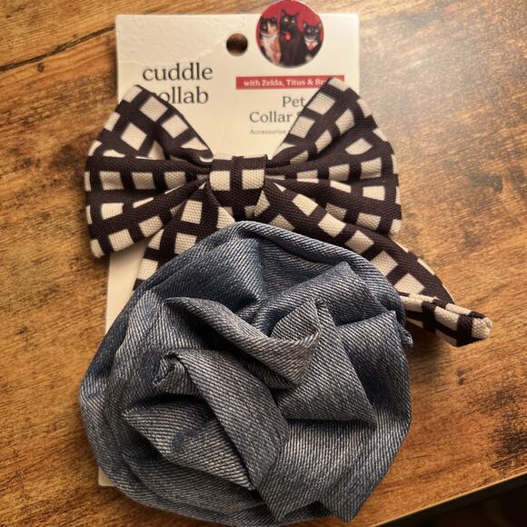 The cuddle collab - Pet Collar Slides Bows New - Picture 2 of 4